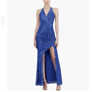 BCBGMAXAZRIA Evening Gown Halter Sz Med NWT